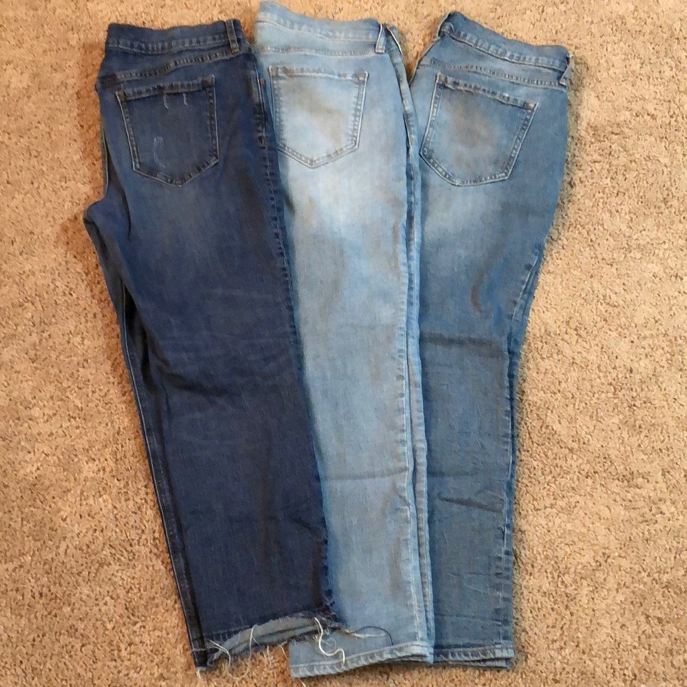 🌻3 old navy boyfriend jeans🌻